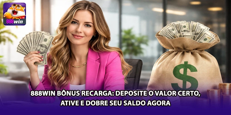 888win Bônus Recarga: Deposite o Valor Certo, Ative e Dobre Seu Saldo Agora