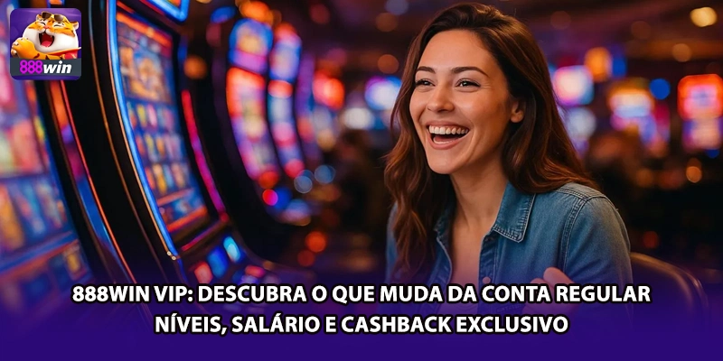 888win VIP: Descubra o Que Muda da Conta Regular — Níveis, Salário e Cashback Exclusivo