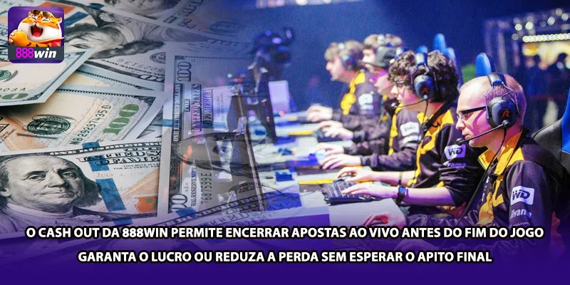 O cash out da 888win permite encerrar apostas ao vivo antes do fim do jogo — garanta o lucro ou reduza a perda sem esperar o apito final