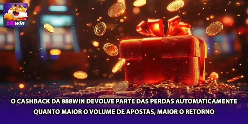 O cashback da 888win devolve parte das perdas automaticamente — quanto maior o volume de apostas, maior o retorno